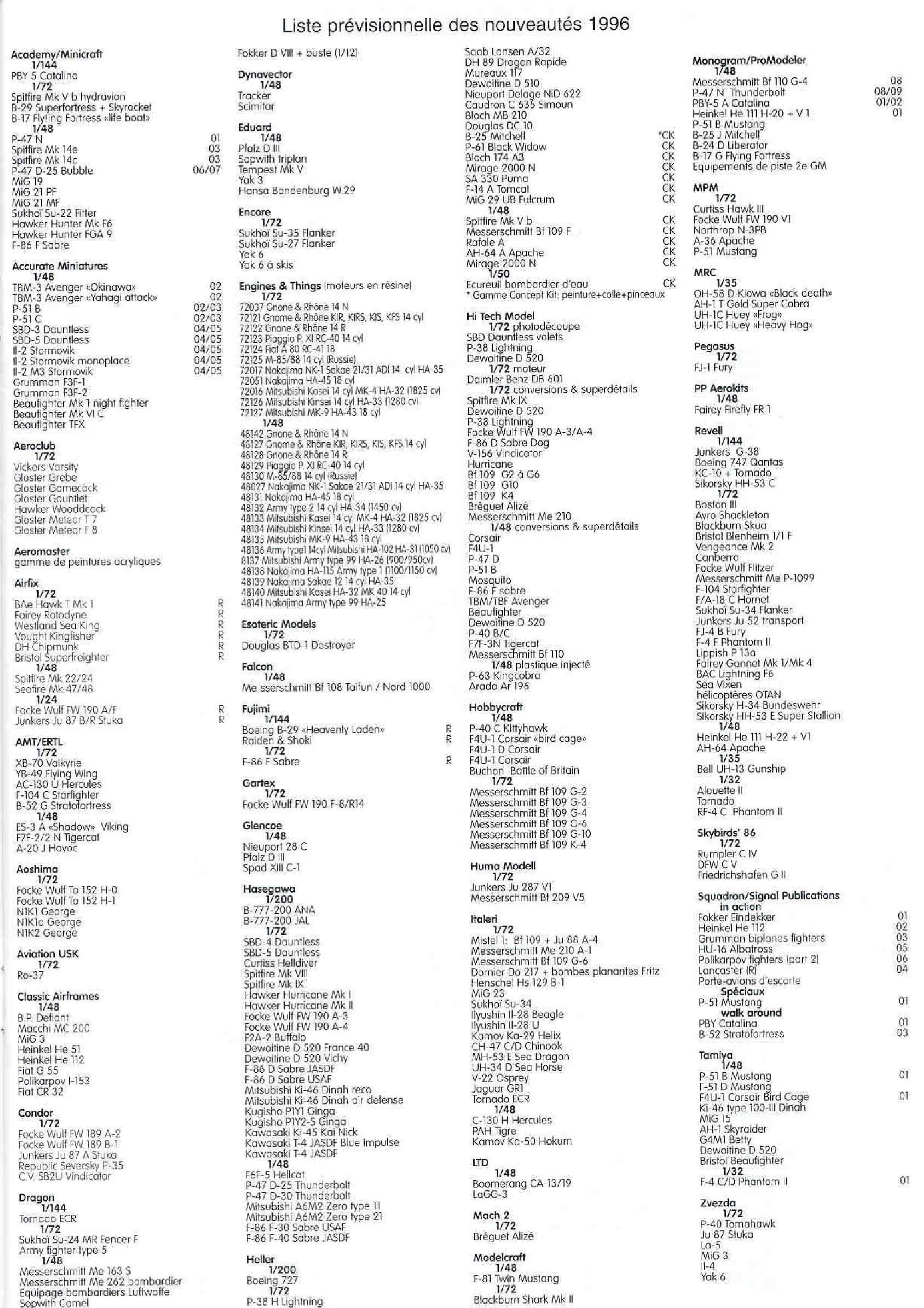 Replic 053 - F-4F Phantom II, Grumman F-7F-3 Tigercat